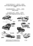 GM, Olds, Cadillac- Seville 75-79